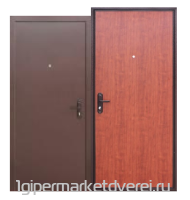Входная металлическая дверь Прораб антик медь Рустикальный дуб производителя Феррони