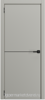 Межкомнатная дверь Line 1 серый производителя EKODOOR