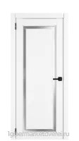 Межкомнатная дверь ДО Прага белый матовый производителя EKODOOR