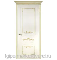 Межкомнатная дверь ДП Барокко Б3 производителя ЧФД плюс